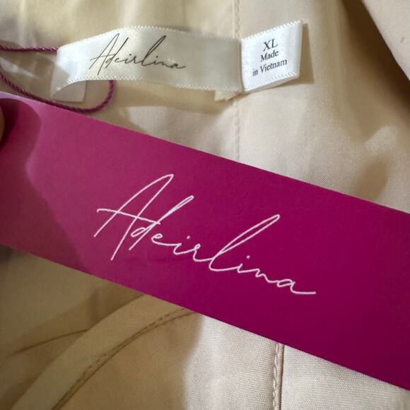 NWT Adeirlina Leaving To Greece Mini Dress XL Puff Sleeves Coquette Whimsy Fairy - Picture 14 of 14